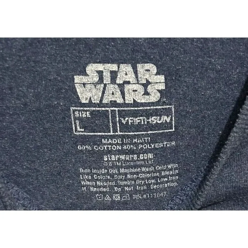 Men's Star Wars Minecraft Graphic Tee‎ Tshirt Size Large
